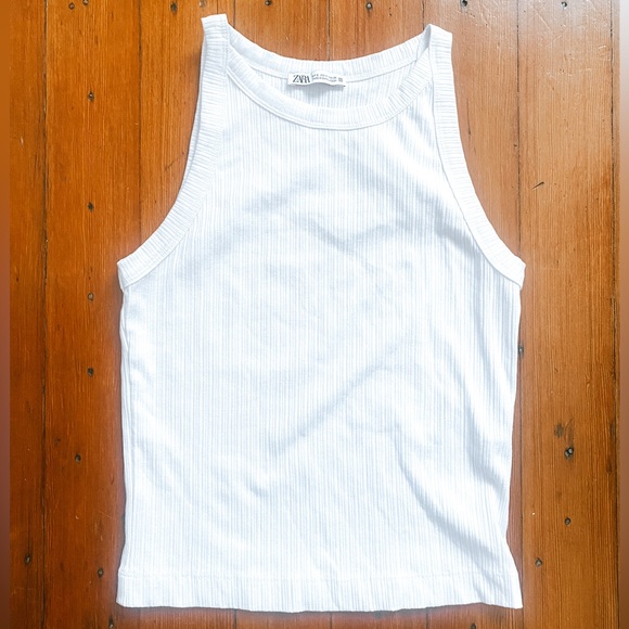 Zara Tops - ZARA // White tank